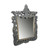 Tropical Impression Gray Washed Framed Mirror