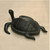 Patina Swimming Turtle Garden Art