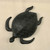 Patina Swimming Turtle Garden Art