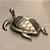 Aluminum Swimming Turtle Garden Art