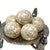 Mother of Pearl Decorative Balls - Set of 4