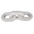 Marble Oval Cornered Chain Trio - White