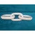 Marble Oval Chain Trio - Pink