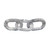 Marble Oval Chain Trio - Gray