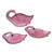 Feathered Flamingo Luau Serving Trays - Set of 3