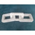 Marble Square Cornered Chain Trio - White