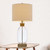 Wide Bubble Glass Rope Table Lamp