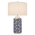 Blue Shell Table Lamp