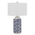 Blue Shell Table Lamp