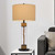 Sandy Burlap Table Lamp