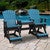 Negril Sea Balcony Gliders with Center Table