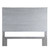 White Weave Headboard - King