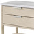 Luminous Reflections Marble USB Nightstand