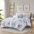 Graceful Reef 6 Piece Comforter Set - King