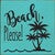 Beach Please Trees Wall Art