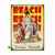 Beach Beach Beach Personalized Sign - 23 x 31