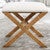 Nautical Rattan Bench