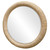 Key Largo Round Mirror - Natural