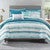 Seaside Dreams Aqua 8 Piece Comforter Set - King/Cal King