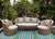 Bayside Stripes Indoor/Outdoor Rug - 8 Ft. Round