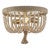 Beaded Coastal Flush Mount Light