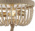 Beaded Coastal Flush Mount Light