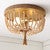 Beaded Coastal Flush Mount Light