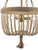 Beaded Coastal 3-Light Pendant Light