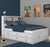 Serenity Full Bookcase Bed with 6 Drawers