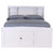 Serenity Full Bookcase Bed with 6 Drawers