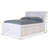 Serenity Full Bookcase Bed with 12 Drawers