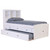 Serenity Twin Bookcase Bed with Twin Trundle & 3 Drawers