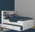 Serenity Full Bookcase Bed with Twin Trundle & 3 Drawers