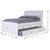 Serenity Full Bookcase Bed with Twin Trundle & 3 Drawers
