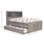 Tranquility Full Bookcase Bed with Twin Trundle & 3 Drawers - OUT OF STOCK UNTIL 05/02/2025