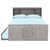 Tranquility Full Bookcase Bed with Twin Trundle & 3 Drawers - OUT OF STOCK UNTIL 05/02/2025