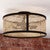 Rattan Cane Semi-Flush Mount Light