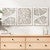 Sand Dollar Abstract Rice Paper Prints - Set of 3