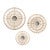 Polynesia Natural Fiber Mirrors - Set of 3