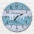 Beach Happiness Wall Clock