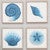 Indigo Isle Scallop Shell Wall Art