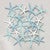 Scattered Starfish Metal Wall Art