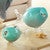 Aqua Pufferfish Glass Vase - Large - CLEARANCE