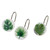 Paradise Palms Shower Curtain Hooks - Set of 12