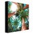 Palm Canopy Personalized Stretched Canvas Art - Small