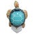 Blue Sea Turtle Toilet Paper Holder