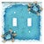 Sea Turtles Double Switch Plate