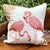 Fancy Flamingos Pillow