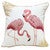 Fancy Flamingos Pillow