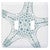 Blue Starfish Double Switch Plate - OUT OF STOCK UNTIL 10/13/2025